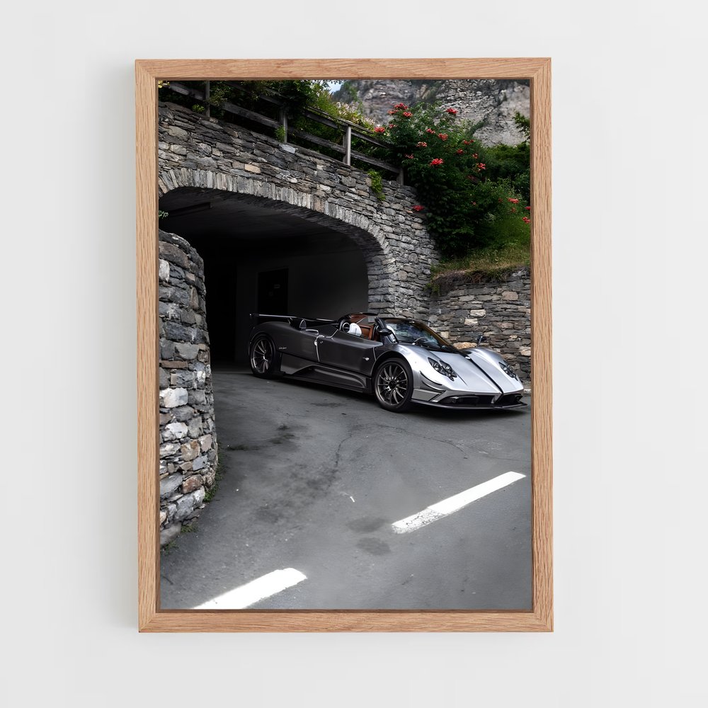 Poster Zonda magnifique – affiche Pagani (vue 4)